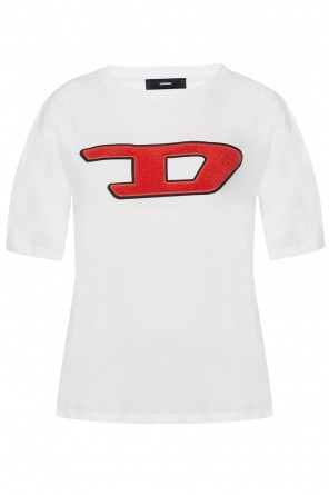 T-shirt z aplikacją z logo, zdjęcie 1 T-shirt z aplikacją z logo od Diesel